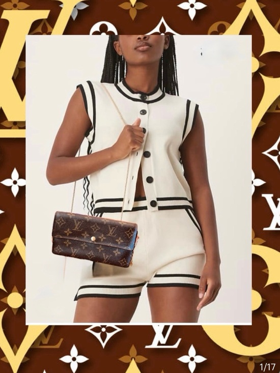 Louis Vuitton Handbags - Louis Vuitton vintage monogram Sarah wallet converted to Crossbody 1997